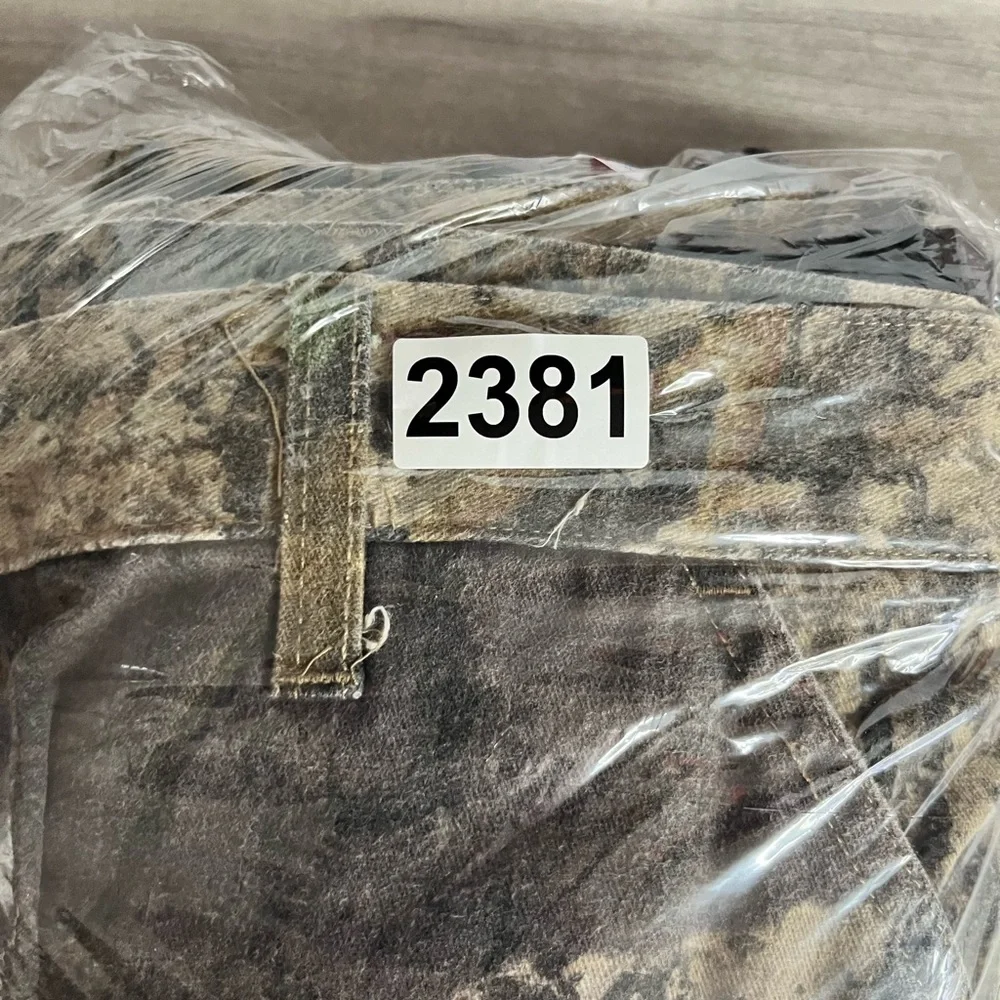 Jerzees Outdoors Camo Bigwoods Pants Mens 2XL Hunting Hunt‎ Woods Stretch 2381